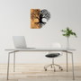 Wallity Love Tree Escultura de Pared en Nogal y Negro